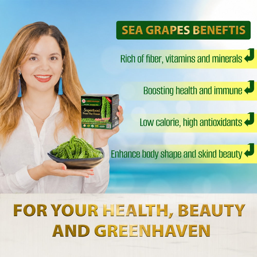 Greenhaven Dehydrated Sea Grapes - 6 Packs